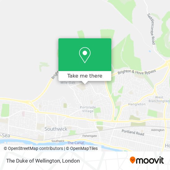 The Duke of Wellington map