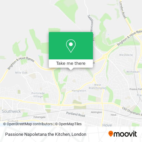 Passione Napoletana the Kitchen map