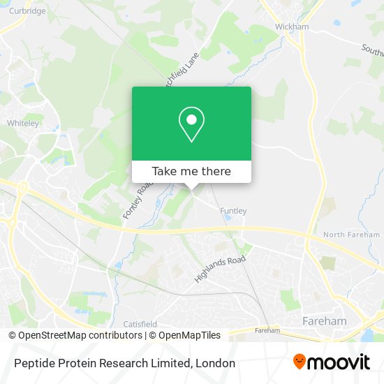 Peptide Protein Research Limited map
