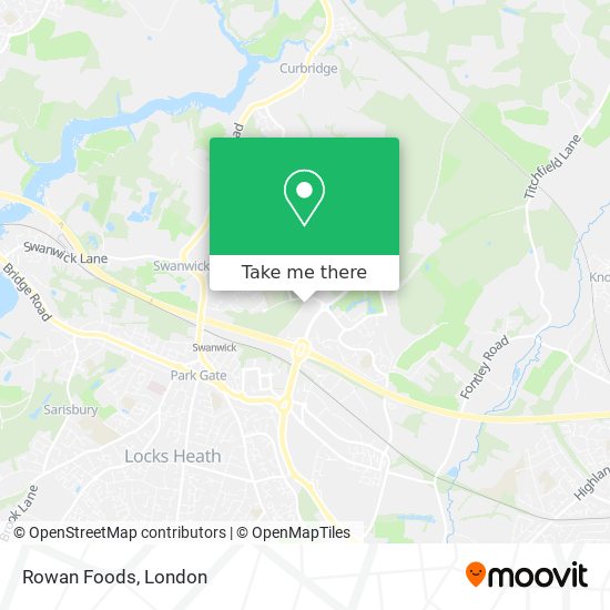 Rowan Foods map