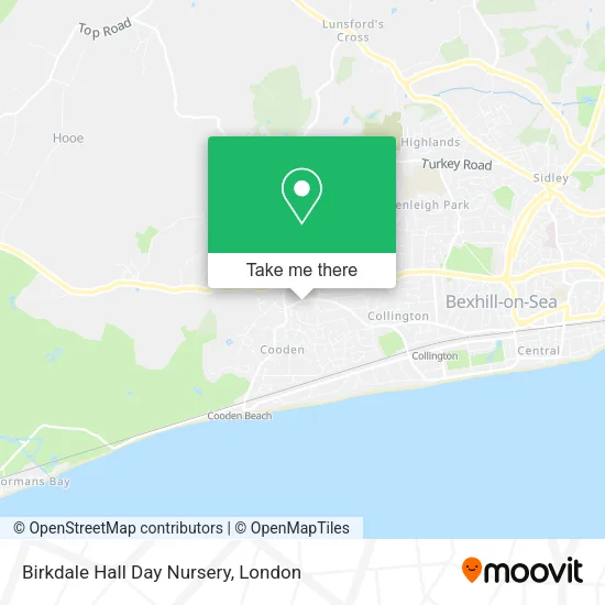 Birkdale Hall Day Nursery map