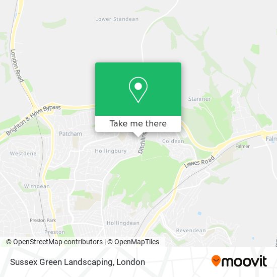 Sussex Green Landscaping map
