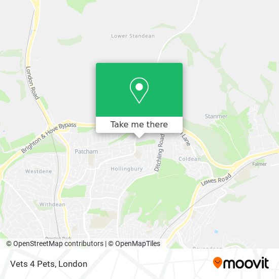 Vets 4 Pets map