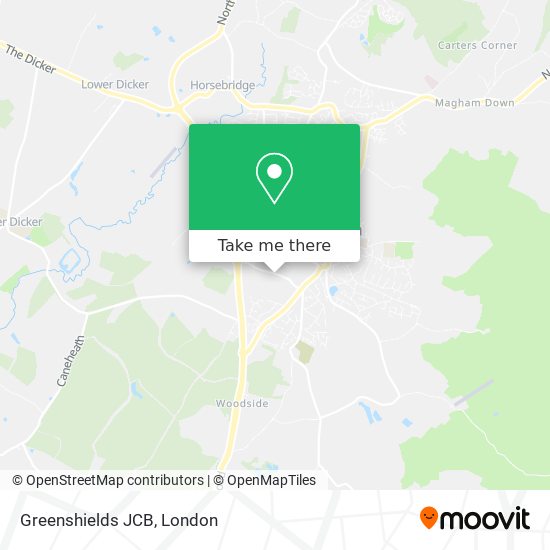Greenshields JCB map