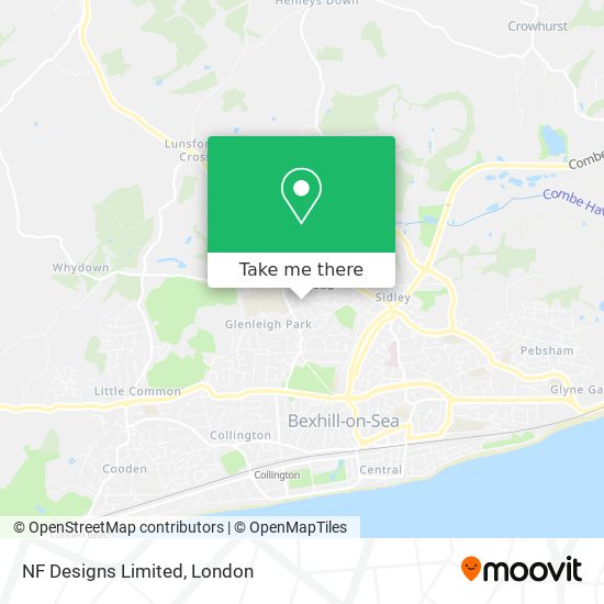 NF Designs Limited map