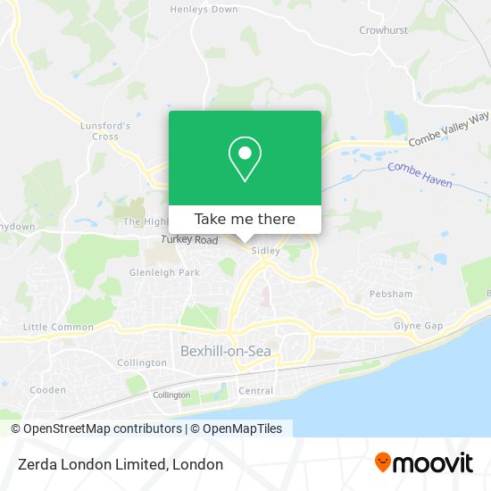 Zerda London Limited map