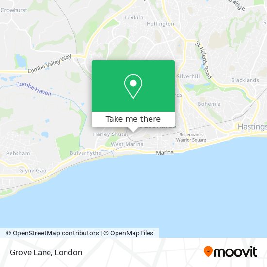 Grove Lane map