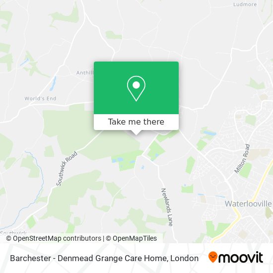 Barchester - Denmead Grange Care Home map