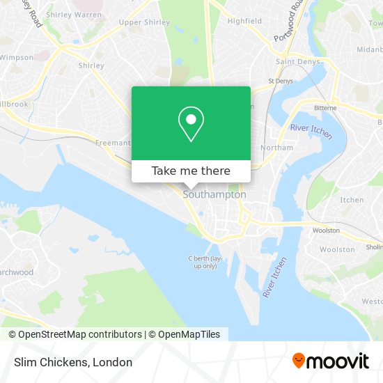 Slim Chickens map