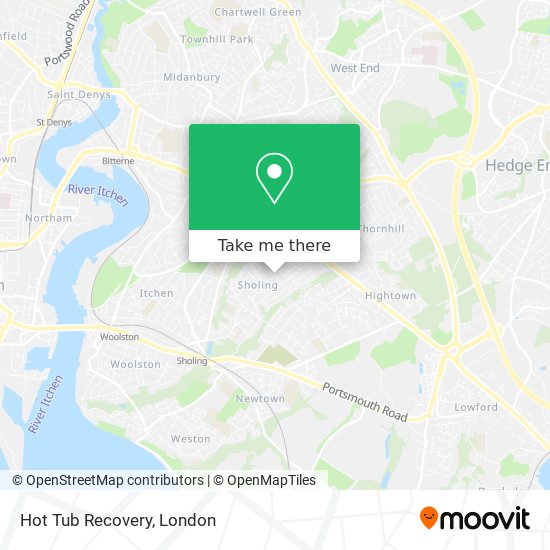 Hot Tub Recovery map