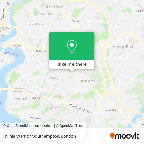 Ninja Warrior-Southampton map