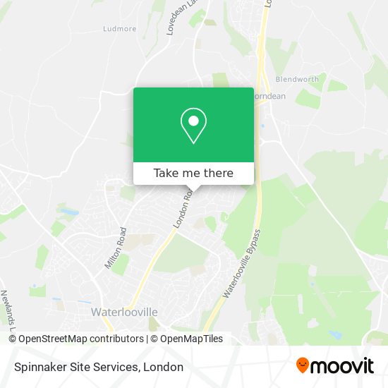 Spinnaker Site Services map