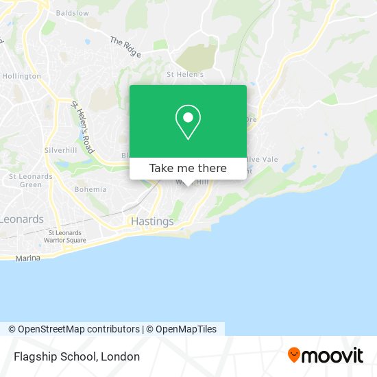 Flagship School map