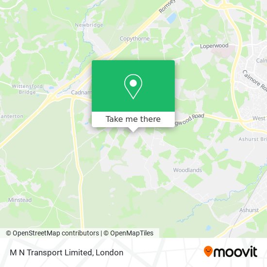 M N Transport Limited map