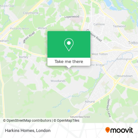 Harkins Homes map