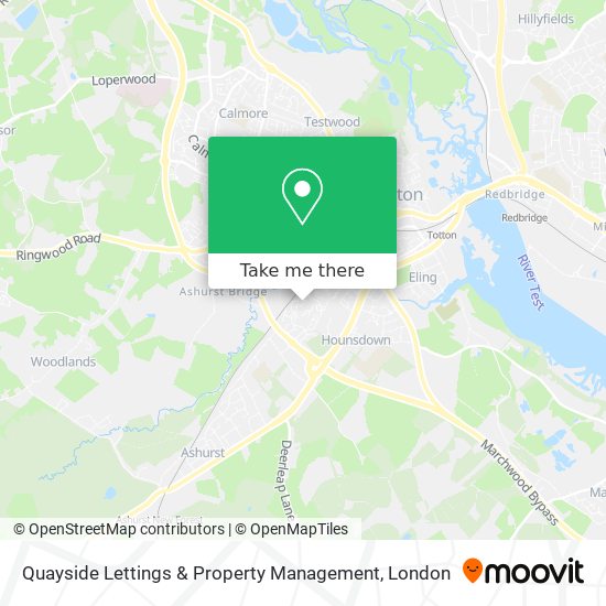 Quayside Lettings & Property Management map