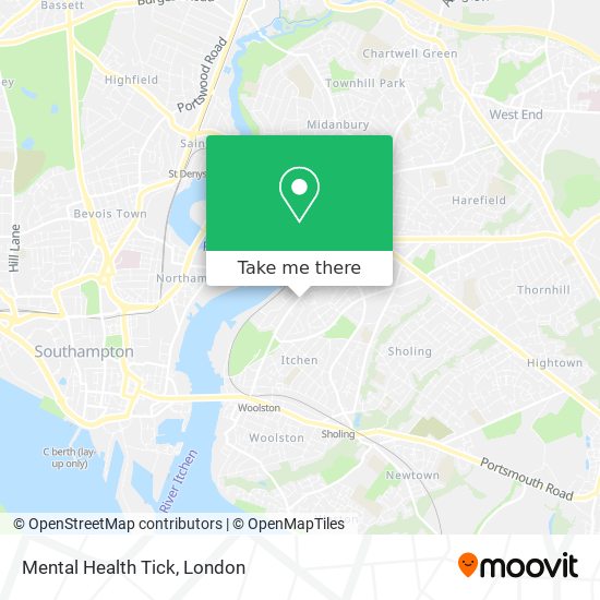 Mental Health Tick map