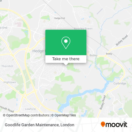 Goodlife Garden Maintenance map