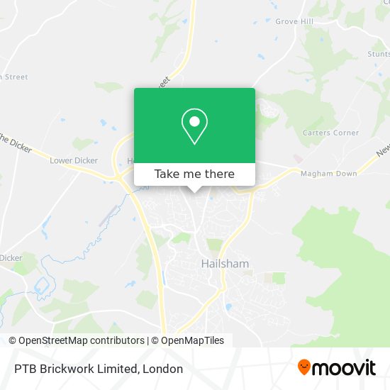 PTB Brickwork Limited map