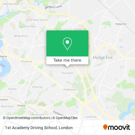1st Academy Driving School map