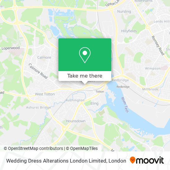 Wedding Dress Alterations London Limited map