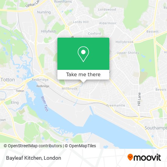 Bayleaf Kitchen map
