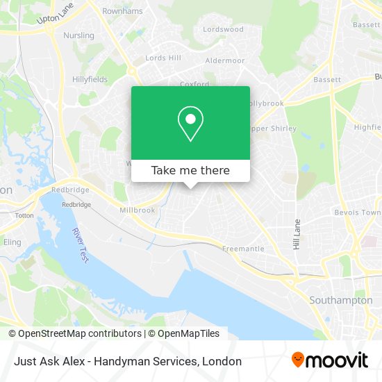 Just Ask Alex - Handyman Services map