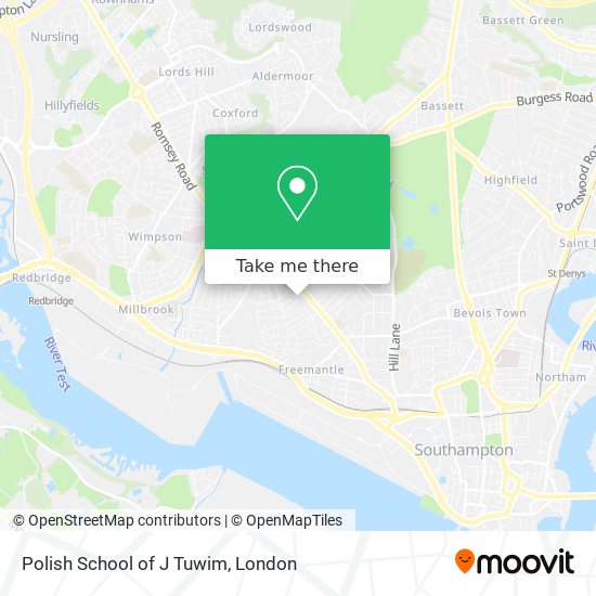 Polish School of J Tuwim map