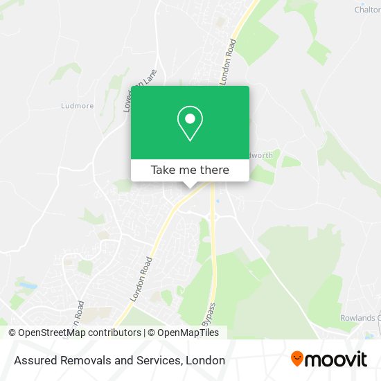 Assured Removals and Services map