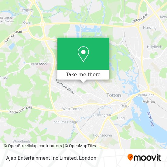 Ajab Entertainment Inc Limited map