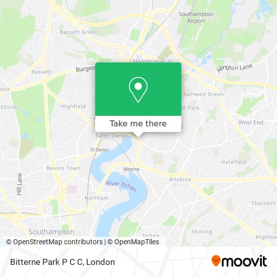 Bitterne Park P C C map