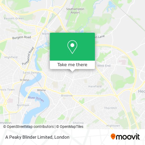 A Peaky Blinder Limited map
