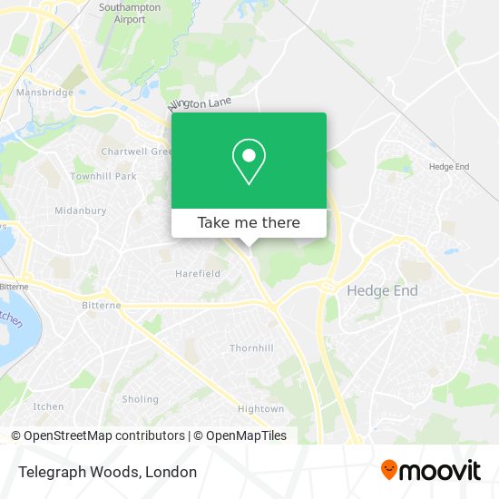 Telegraph Woods map