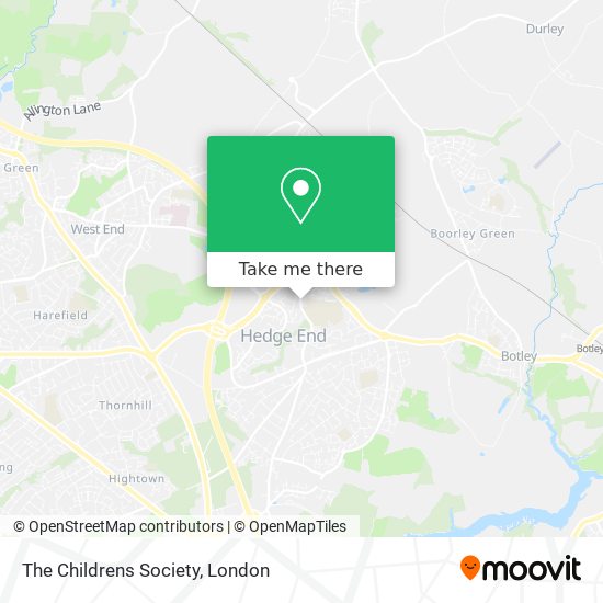 The Childrens Society map