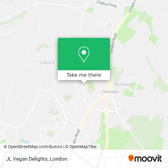 JL Vegan Delights map