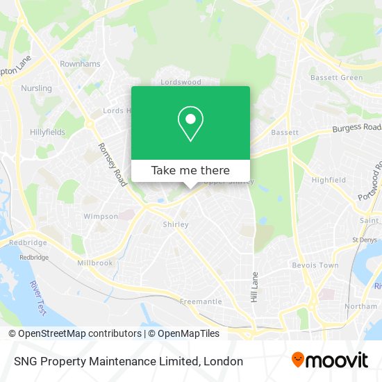 SNG Property Maintenance Limited map