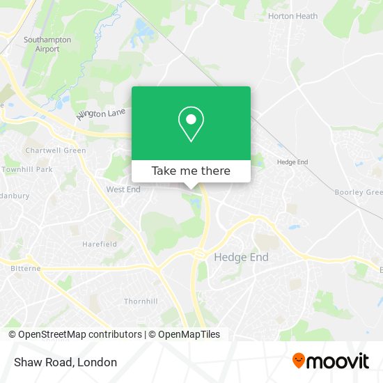 Shaw Road map