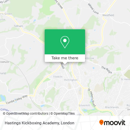 Hastings Kickboxing Academy map