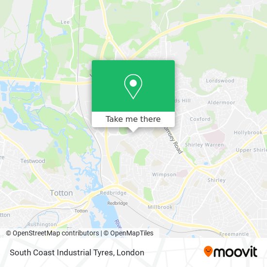South Coast Industrial Tyres map