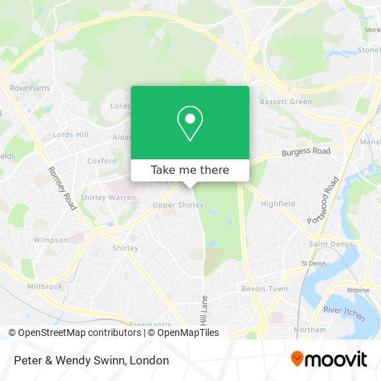 Peter & Wendy Swinn map