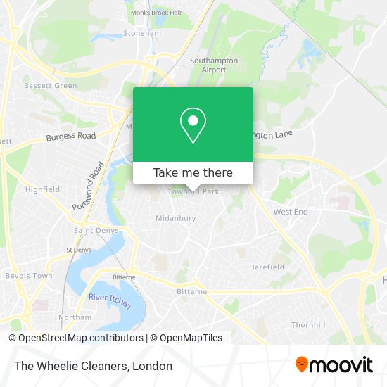 The Wheelie Cleaners map