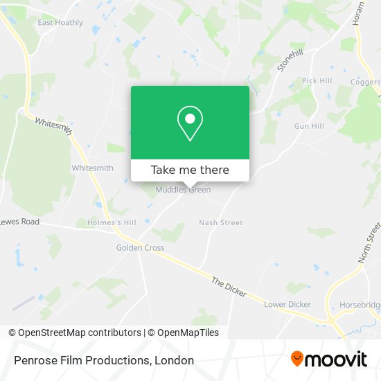 Penrose Film Productions map