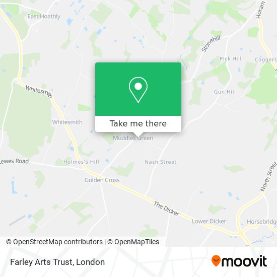 Farley Arts Trust map