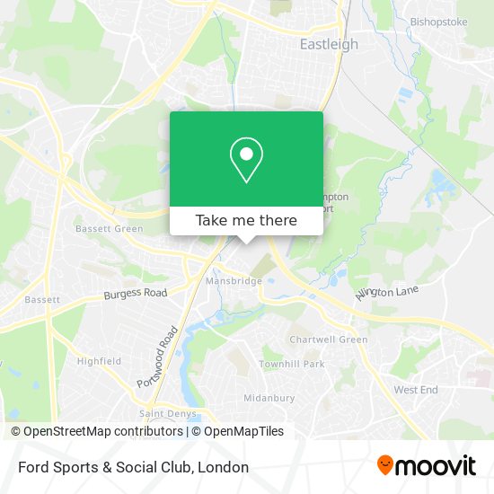 Ford Sports & Social Club map