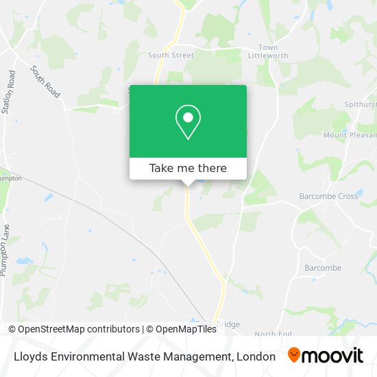 Lloyds Environmental Waste Management map