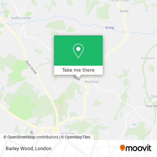 Barley Wood map