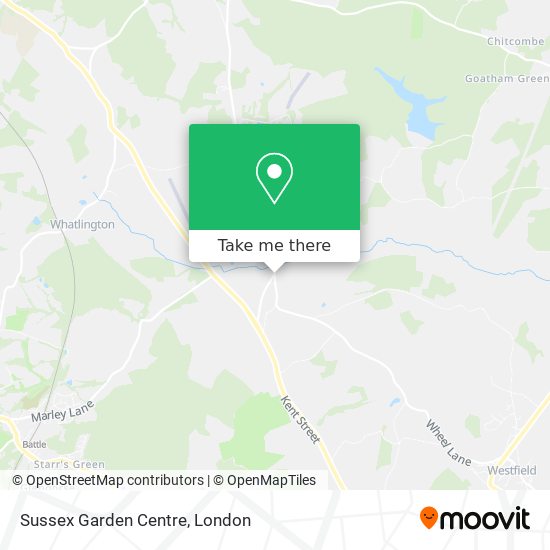 Sussex Garden Centre map