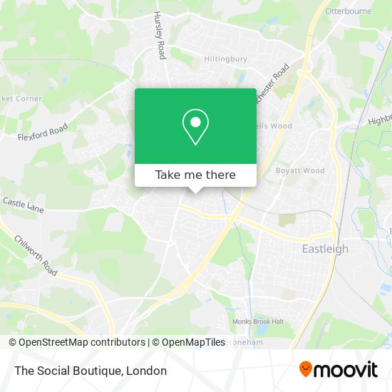 The Social Boutique map