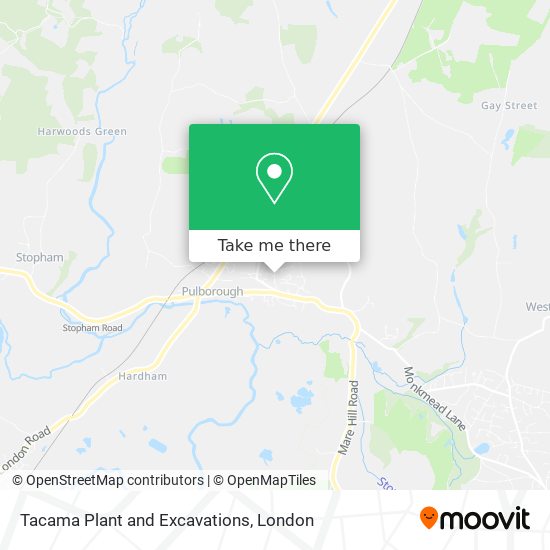 Tacama Plant and Excavations map