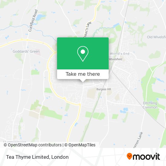 Tea Thyme Limited map